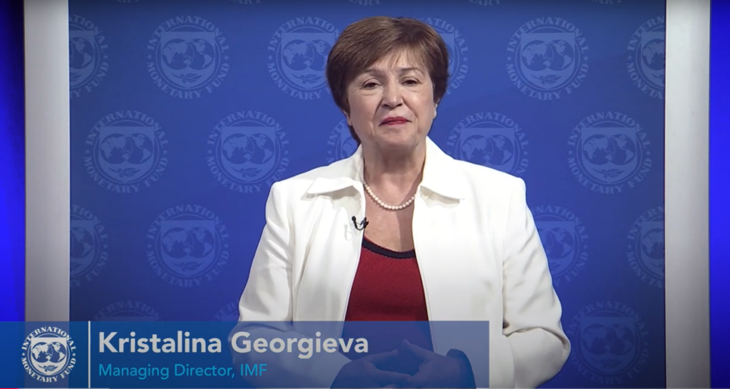 Video Statement of Dr. Kristalina Georgieva, Managing Director, International Monetary Fund IMF