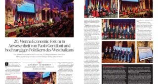 20th Jubilee Vienna Economic Forum in the Diplomacy & Commerce Austria Magazine