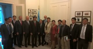 Economic delegation from Laos for working visit at Vienna Economic Forum